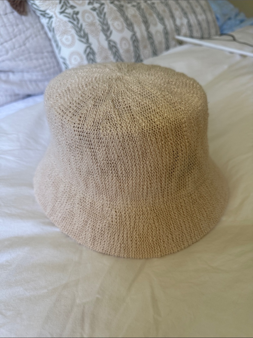 Wyeth by Todd Magill Beige Knit Bucket Hat